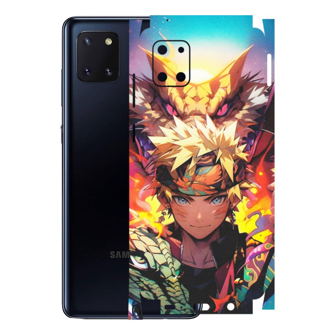 Samsung M/F/Note/Flip and C Phone Skins (All Models) - Angry Naruto Anime - Matte Finish (M-148) Samsung Galaxy Note 10 Lite