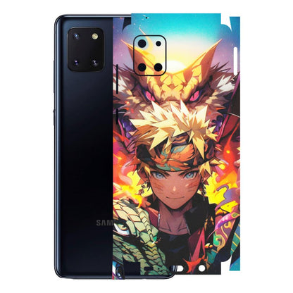Samsung M/F/Note/Flip and C Phone Skins (All Models) - Angry Naruto Anime - Matte Finish (M-148) Samsung Galaxy Note 10 Lite