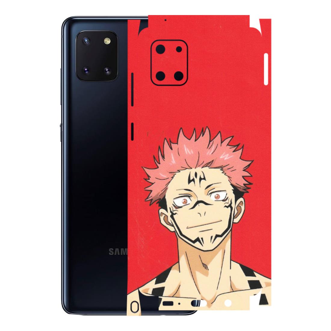 Samsung M/F/Note/Flip and C Phone Skins (All Models) - Ryomen Sukuna Fun Anime - Matte Finish (M-153) Samsung Galaxy Note 10 Lite