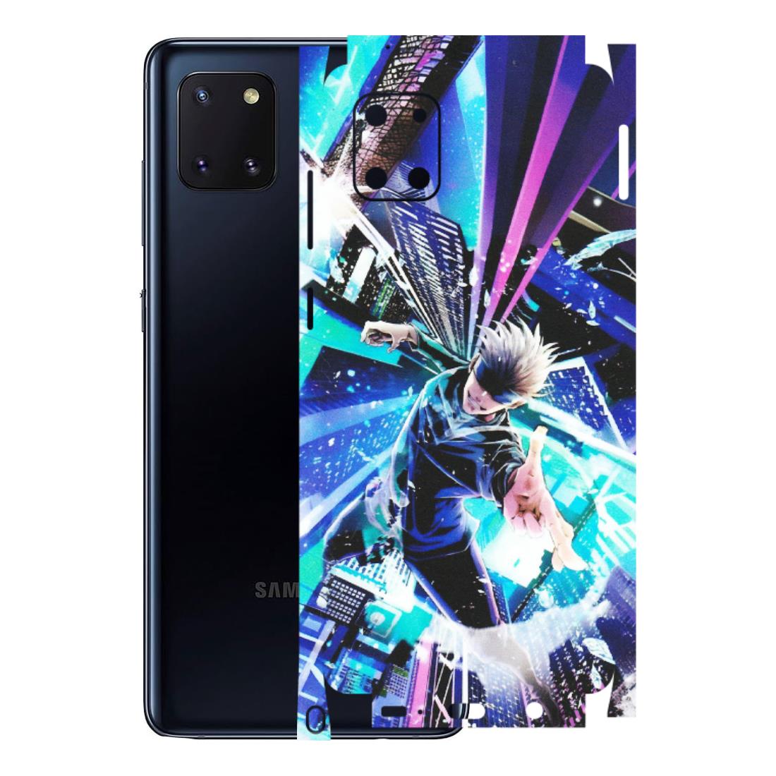 Samsung M/F/Note/Flip and C Phone Skins (All Models) - Manga Action Jujustu Kaisen Anime - Matte Finish (M-155) Samsung Galaxy Note 10 Lite