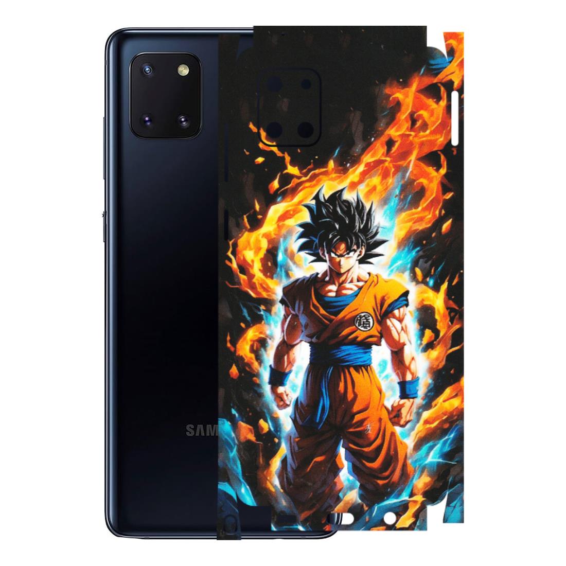 Samsung M/F/Note/Flip and C Phone Skins (All Models) - Goku Transformation Anime - Matte Finish (M-159) Samsung Galaxy Note 10 Lite