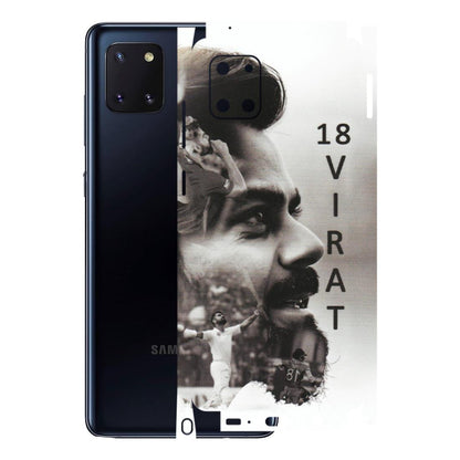 Samsung M/F/Note/Flip and C Phone Skins (All Models) - Virat Kohli Cricketer - Matte Finish (M-163) Samsung Galaxy Note 10 Lite