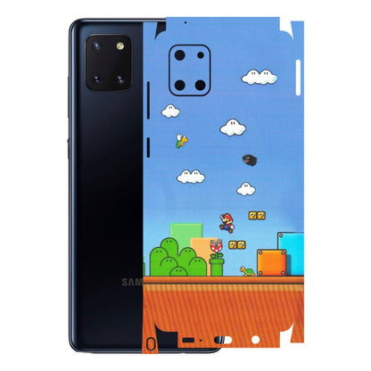 Samsung M/F/Note/Flip and C Phone Skins (All Models) - Mario Game Scene - Matte Finish (M-24) Samsung Galaxy Note 10 Lite
