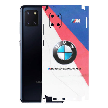 Samsung M/F/Note/Flip and C Phone Skins (All Models) - BMW Logo Performance - Matte Finish (M-27) Samsung Galaxy Note 10 Lite