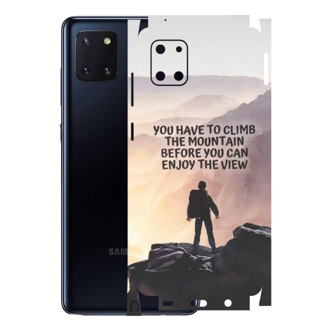 Samsung M/F/Note/Flip and C Phone Skins (All Models) - Motivational Hiking Mountain - Matte Finish (M-28) Samsung Galaxy Note 10 Lite