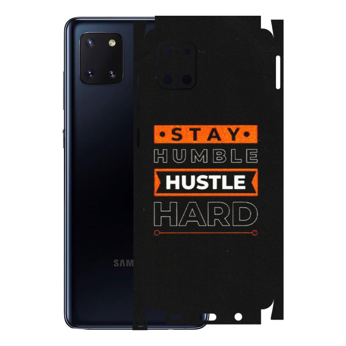 Samsung M/F/Note/Flip and C Phone Skins (All Models) - Stay Humble Stay Hard - Matte Finish (M-48) Samsung Galaxy Note 10 Lite