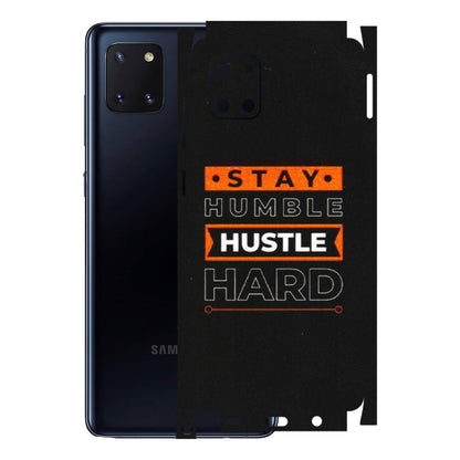 Samsung M/F/Note/Flip and C Phone Skins (All Models) - Stay Humble Stay Hard - Matte Finish (M-48) Samsung Galaxy Note 10 Lite