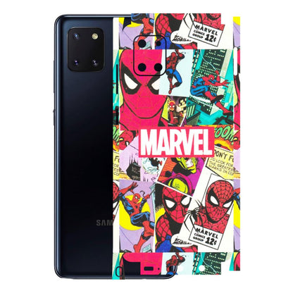 Samsung M/F/Note/Flip and C Phone Skins (All Models) - Marvel Comic Spiderman Grafitti - Matte Finish (M-72) Samsung Galaxy Note 10 Lite