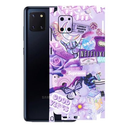 Samsung M/F/Note/Flip and C Phone Skins (All Models) - Supreme Purple Magic - Matte Finish (M-88) Samsung Galaxy Note 10 Lite
