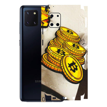 Samsung M/F/Note/Flip and C Phone Skins (All Models) - Billionaire Bitcoin Collection - Matte Finish (M-92) Samsung Galaxy Note 10 Lite