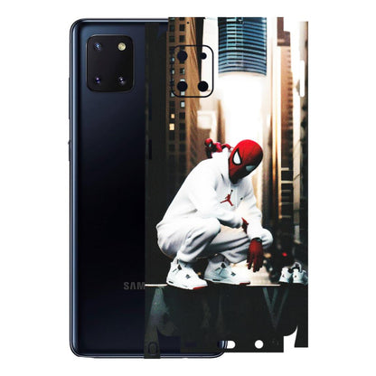 Samsung M/F/Note/Flip and C Phone Skins (All Models) - Sportsman Spider Man - Matte Finish (M-94) Samsung Galaxy Note 10 Lite