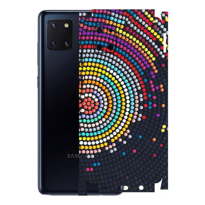 Samsung M/F/Note/Flip and C Phone Skins (All Models) - Rainbow Dot Mandala - Matte Finish (M-97) Samsung Galaxy Note 10 Lite
