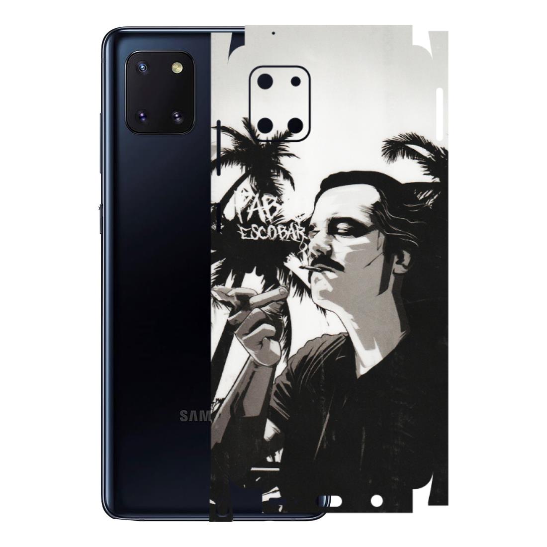 Samsung M/F/Note/Flip and C Phone Skins (All Models) - Pab Escobar - Transparent Finish (T-05) Samsung Galaxy Note 10 Lite