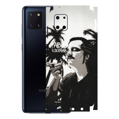 Samsung M/F/Note/Flip and C Phone Skins (All Models) - Pab Escobar - Transparent Finish (T-05) Samsung Galaxy Note 10 Lite