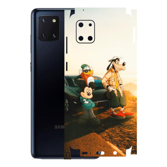 Samsung M/F/Note/Flip and C Phone Skins (All Models) - Hello Mr. Goofy - Transparent Finish (T-13) Samsung Galaxy Note 10 Lite