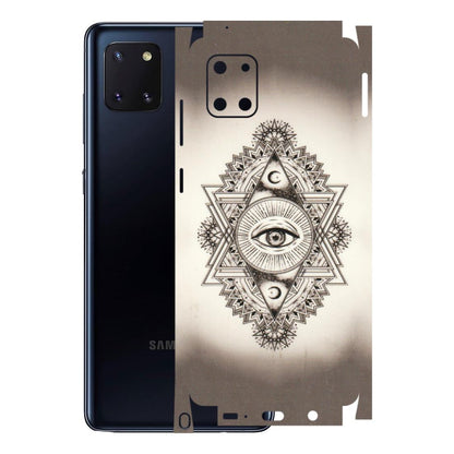 Samsung M/F/Note/Flip and C Phone Skins (All Models) - Illuminati Great Eye - Transparent Finish (T-14) Samsung Galaxy Note 10 Lite