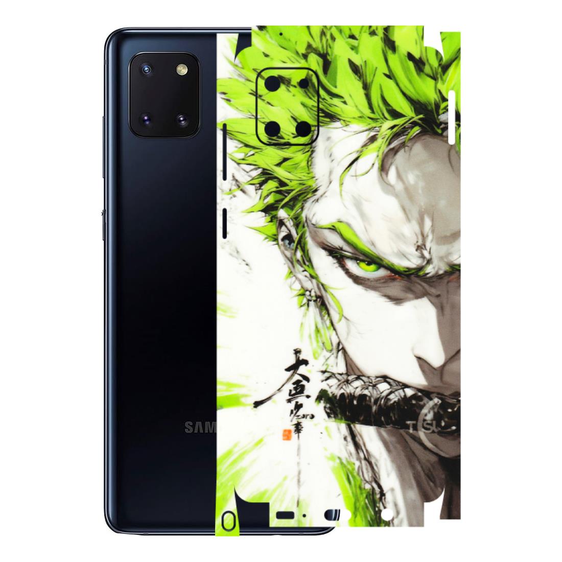 Samsung M/F/Note/Flip and C Phone Skins (All Models) - Roro Taku Anime - Transparent Finish (T-18) Samsung Galaxy Note 10 Lite