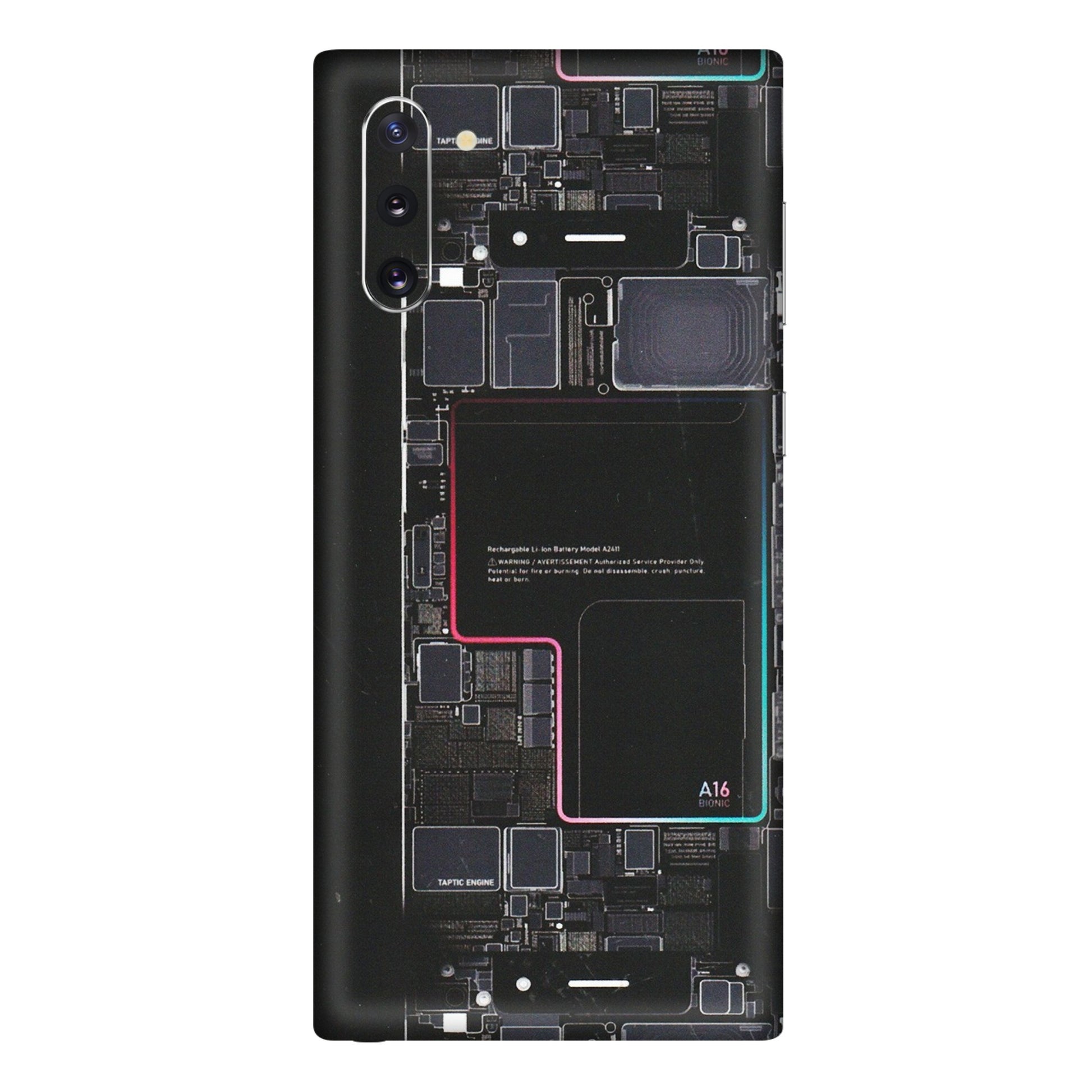 Samsung M/F/Note/Flip and C Phone Skins (All Models) - Motherboard Circuit Layout - Matte Finish (M-117) Samsung Galaxy Note 10