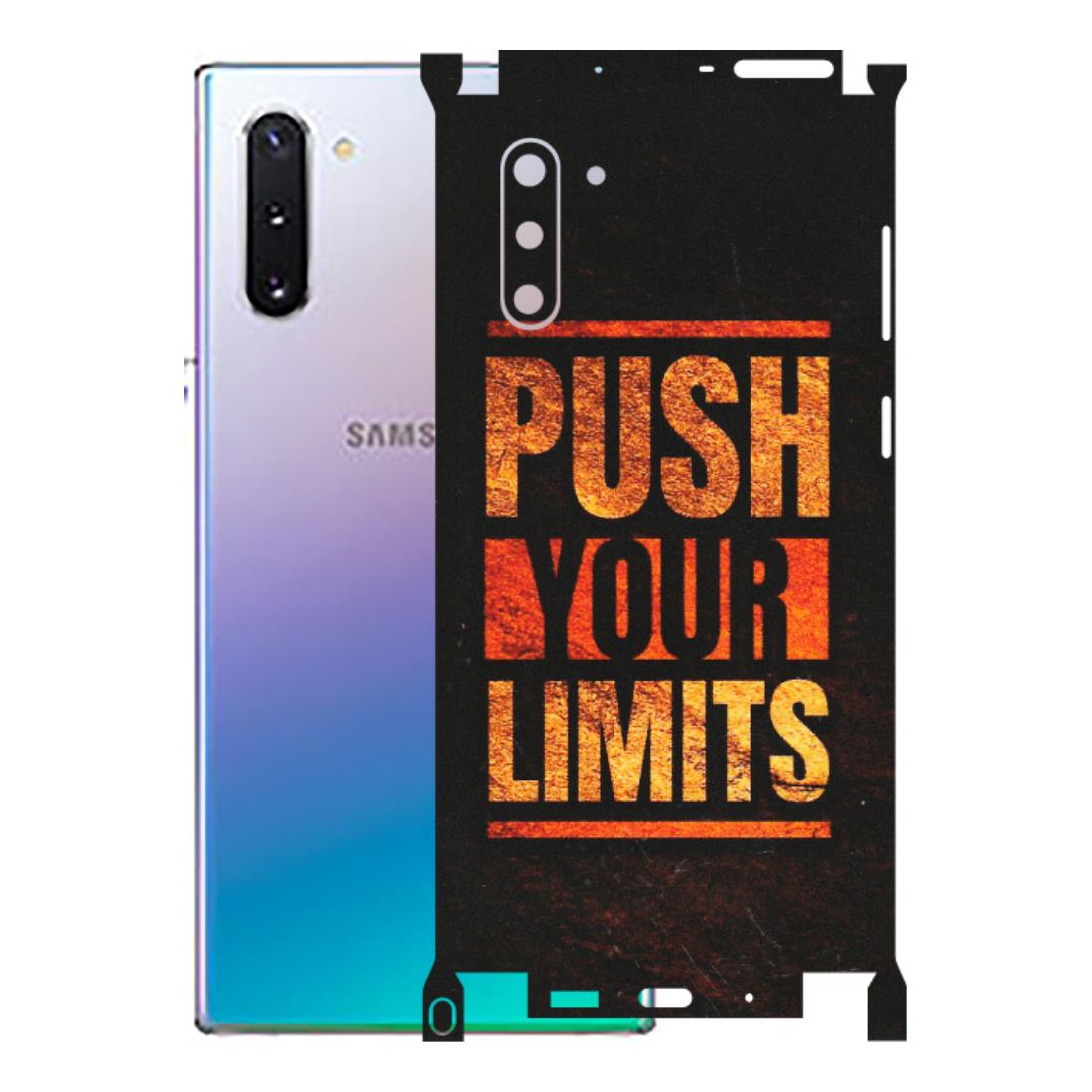 Samsung M/F/Note/Flip and C Phone Skins (All Models) - Push Your Limits - Matte Finish (M-118) Samsung Galaxy Note 10