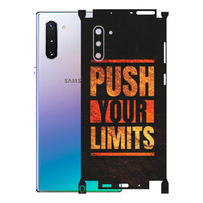 Samsung M/F/Note/Flip and C Phone Skins (All Models) - Push Your Limits - Matte Finish (M-118) Samsung Galaxy Note 10