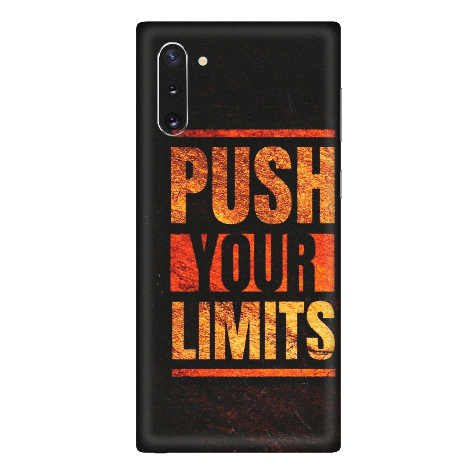 Samsung M/F/Note/Flip and C Phone Skins (All Models) - Push Your Limits - Matte Finish (M-118) Samsung Galaxy Note 10