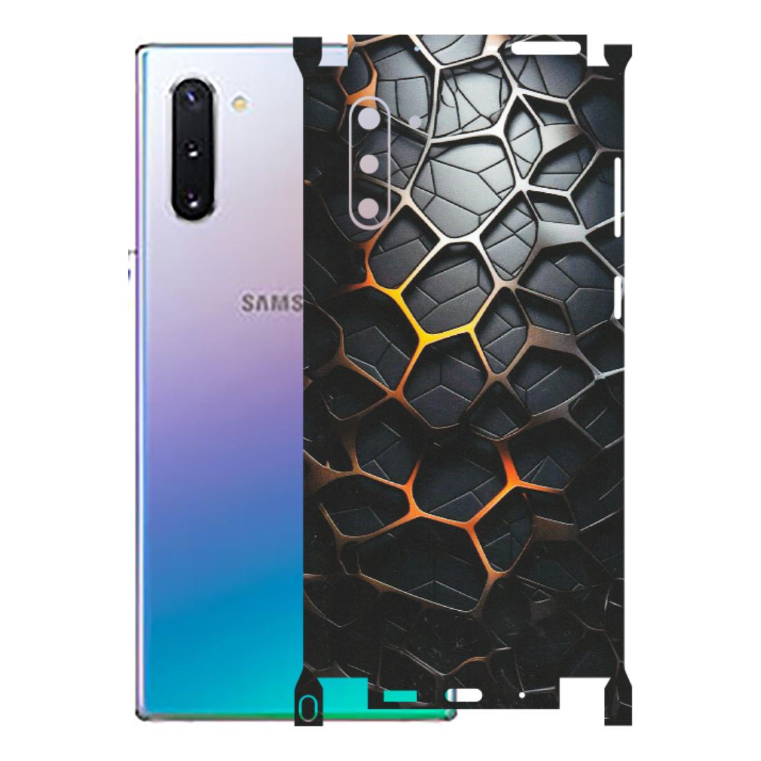 Samsung M/F/Note/Flip and C Phone Skins (All Models) - New Abstract Graphite Tiles - Matte Finish (M-130) Samsung Galaxy Note 10