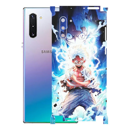 Samsung M/F/Note/Flip and C Phone Skins (All Models) - Blue Thunder Luffy Anime - Matte Finish (M-132) Samsung Galaxy Note 10