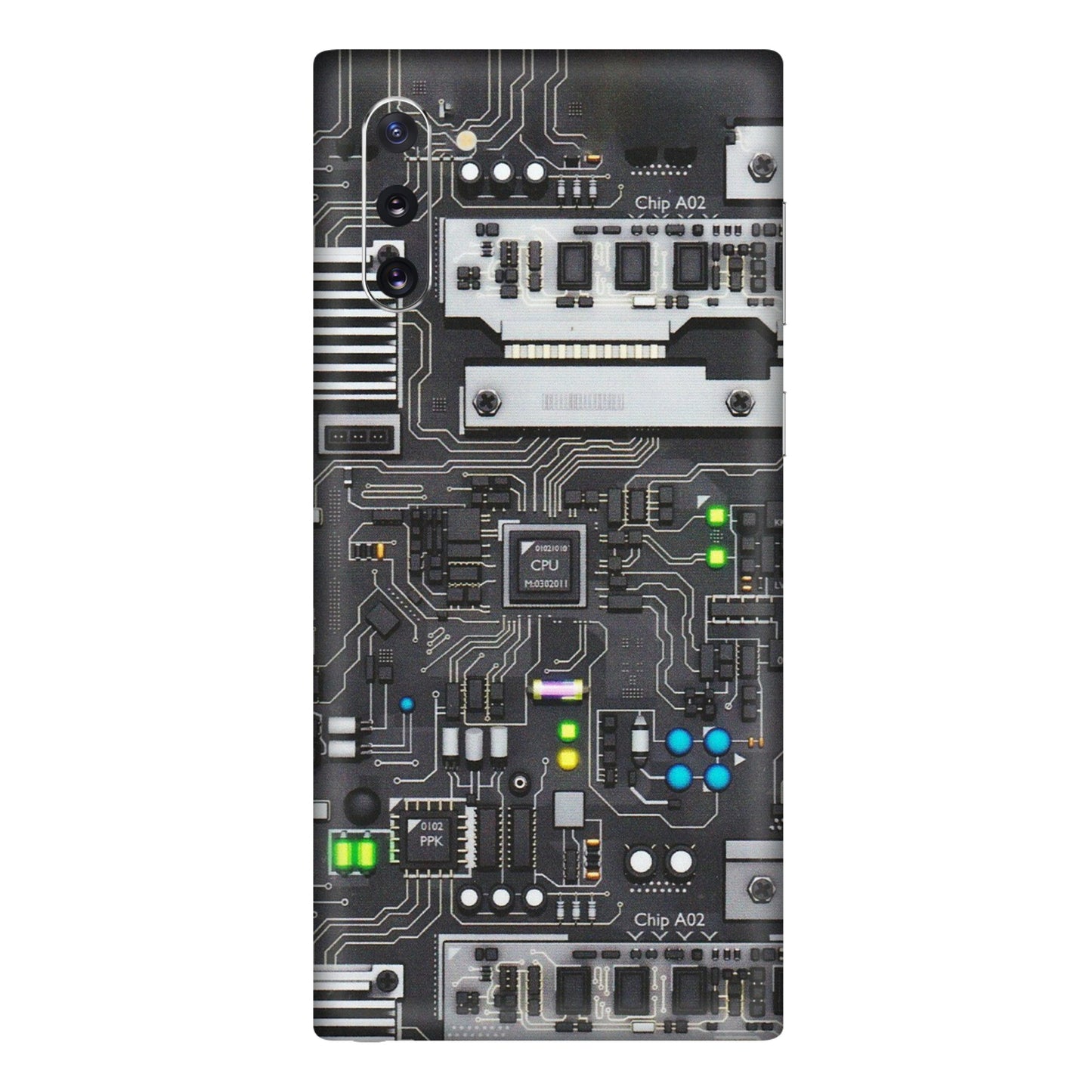 Samsung M/F/Note/Flip and C Phone Skins (All Models) - Motherboard Internals - Matte Finish (M-135) Samsung Galaxy Note 10