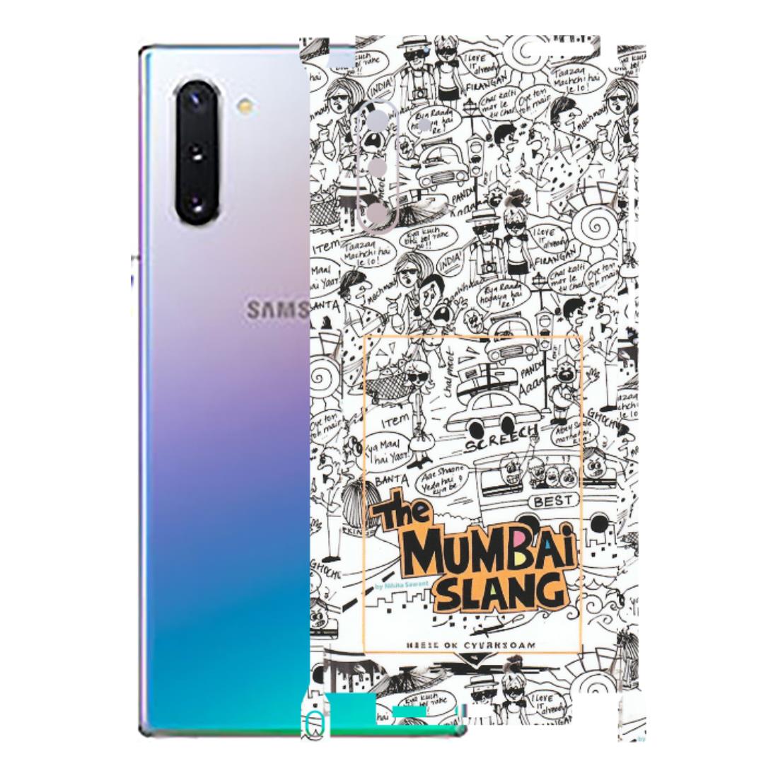 Samsung M/F/Note/Flip and C Phone Skins (All Models) - The Mumbai Slang - Matte Finish (M-142) Samsung Galaxy Note 10