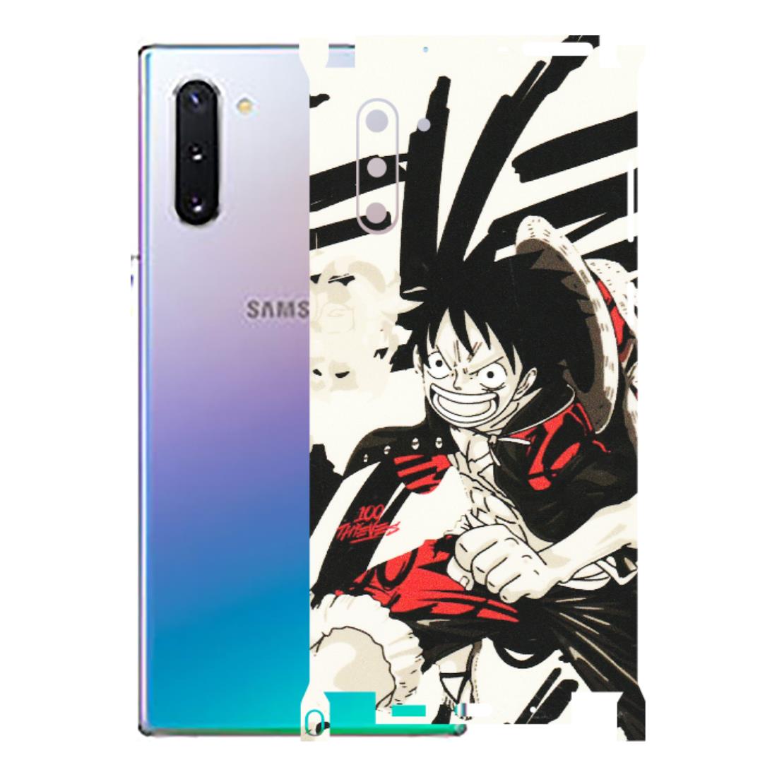 Samsung M/F/Note/Flip and C Phone Skins (All Models) - Monkey D.Luffy Manga Anime - Matte Finish (M-145) Samsung Galaxy Note 10