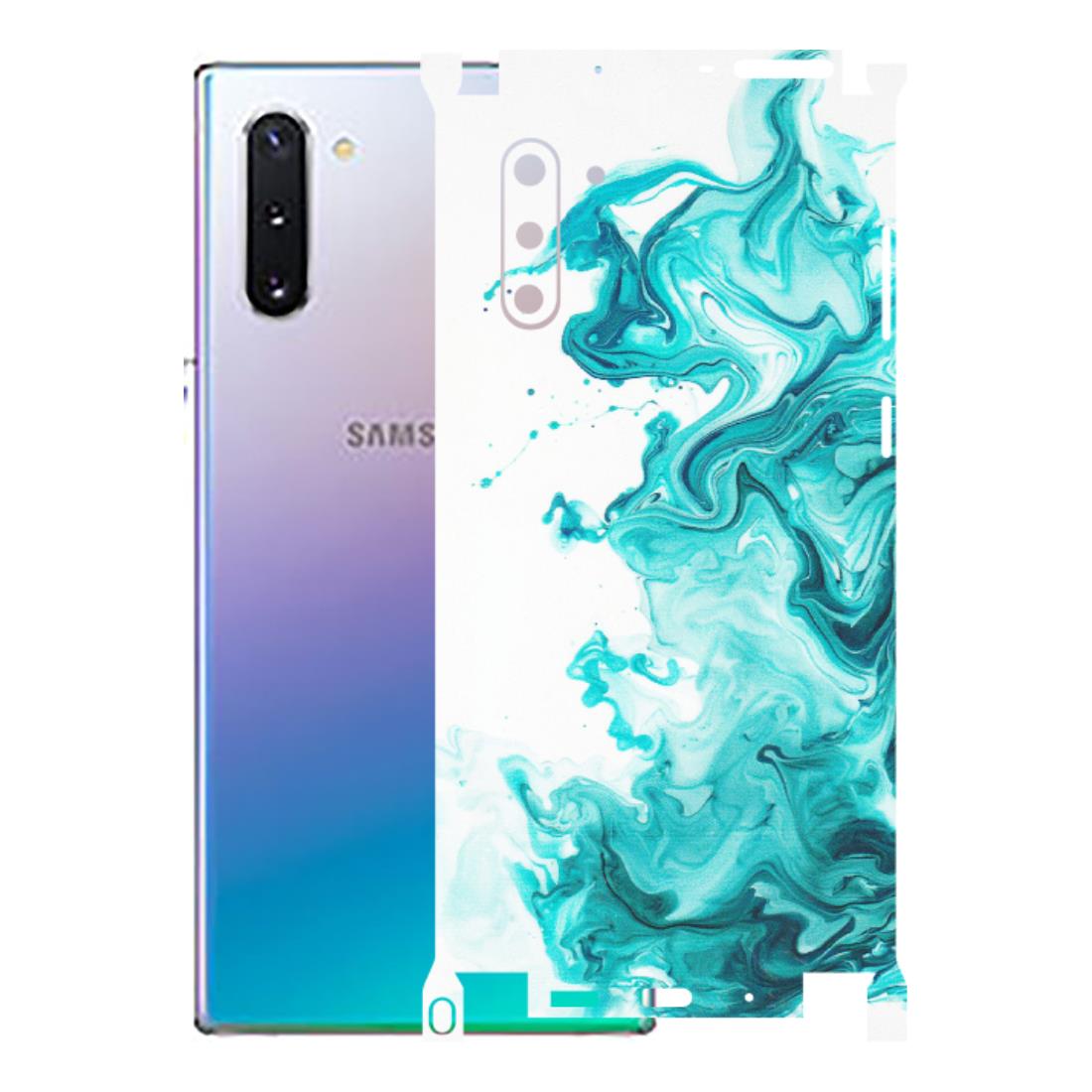 Samsung M/F/Note/Flip and C Phone Skins (All Models) - Sky Blue Abstract Colour - Matte Finish (M-146) Samsung Galaxy Note 10