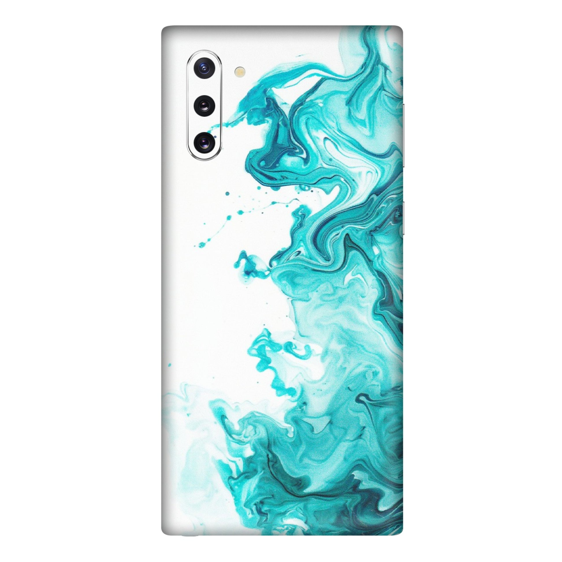 Samsung M/F/Note/Flip and C Phone Skins (All Models) - Sky Blue Abstract Colour - Matte Finish (M-146) Samsung Galaxy Note 10