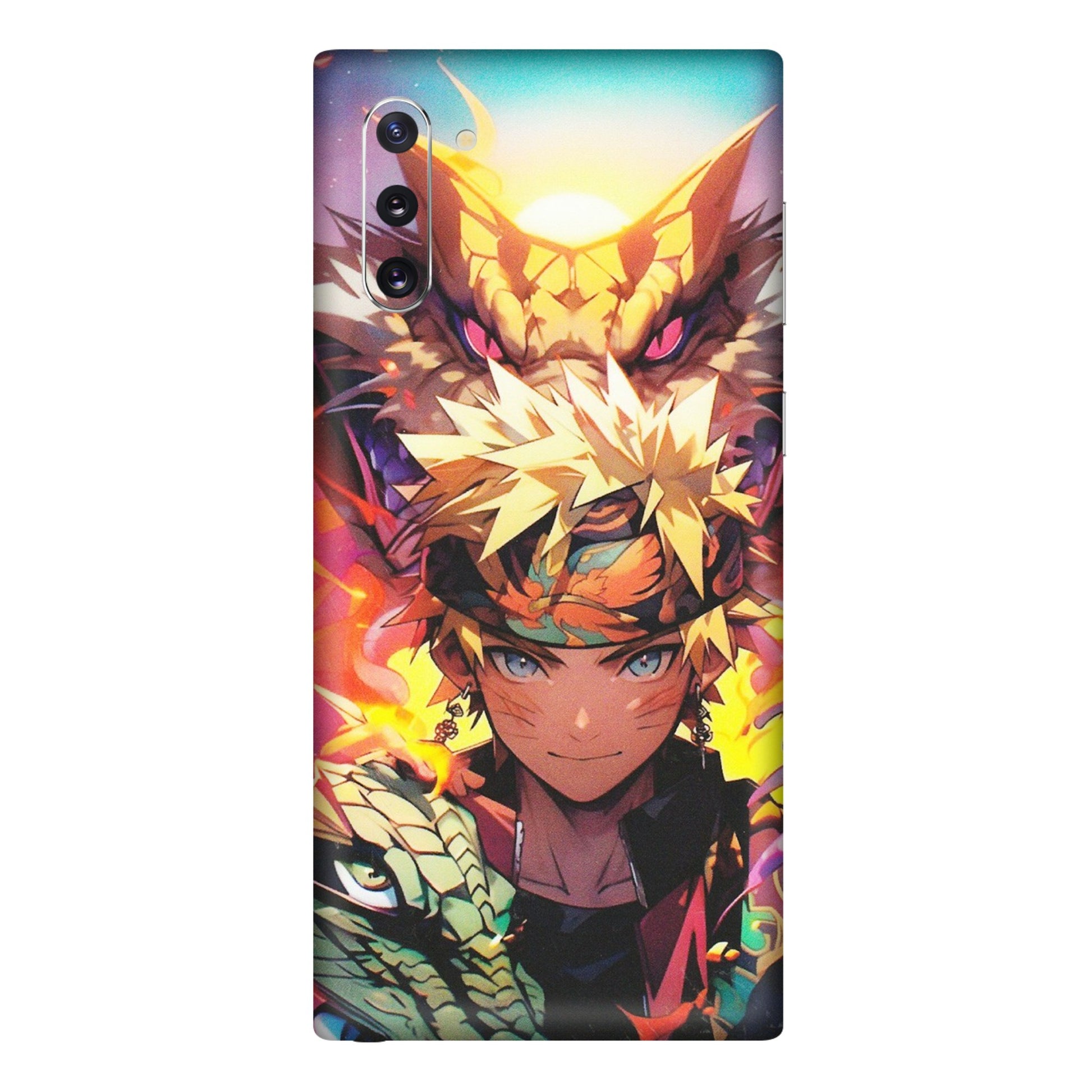Samsung M/F/Note/Flip and C Phone Skins (All Models) - Angry Naruto Anime - Matte Finish (M-148) Samsung Galaxy Note 10