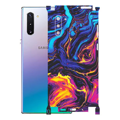 Samsung M/F/Note/Flip and C Phone Skins (All Models) - Abstract Paint Classy - Matte Finish (M-15) Samsung Galaxy Note 10