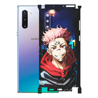 Samsung M/F/Note/Flip and C Phone Skins (All Models) - Yuji Itadori Funny Face Anime - Matte Finish (M-152) Samsung Galaxy Note 10