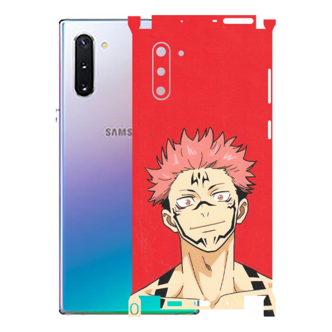 Samsung M/F/Note/Flip and C Phone Skins (All Models) - Ryomen Sukuna Fun Anime - Matte Finish (M-153) Samsung Galaxy Note 10