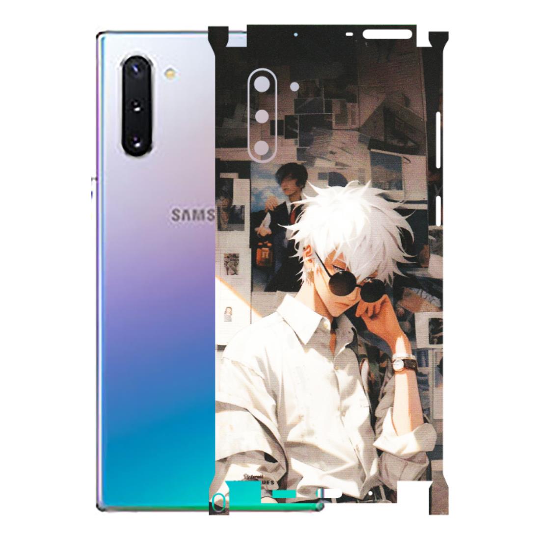 Samsung M/F/Note/Flip and C Phone Skins (All Models) - Gojo Satoru Jujustu Kaisen Anime - Matte Finish (M-156) Samsung Galaxy Note 10