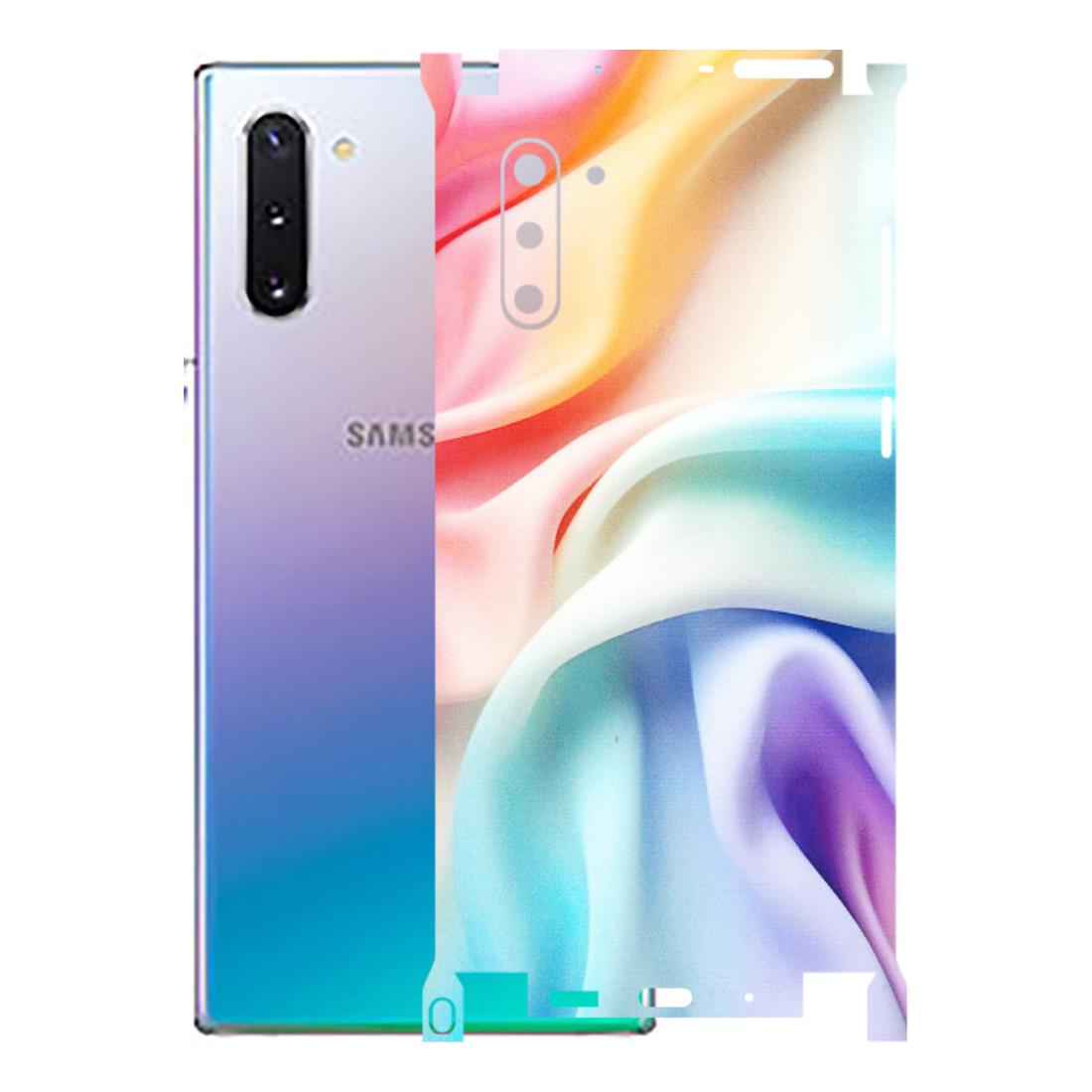 Samsung M/F/Note/Flip and C Phone Skins (All Models) - Colourful Silk Cloth - Matte Finish (M-165) Samsung Galaxy Note 10
