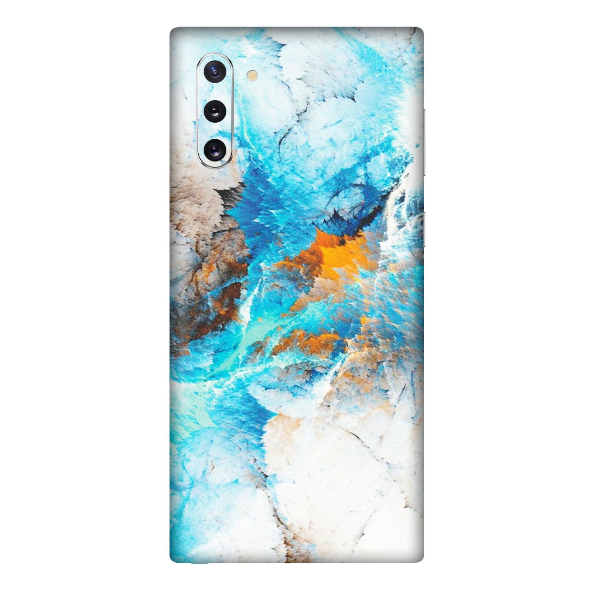 Samsung M/F/Note/Flip and C Phone Skins (All Models) - Blue Waves Abstract - Matte Finish (M-19) Samsung Galaxy Note 10