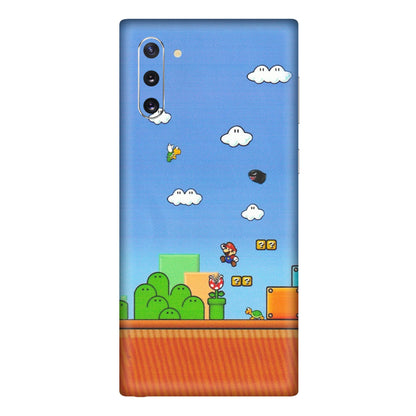 Samsung M/F/Note/Flip and C Phone Skins (All Models) - Mario Game Scene - Matte Finish (M-24) Samsung Galaxy Note 10