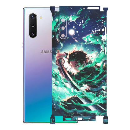 Samsung M/F/Note/Flip and C Phone Skins (All Models) - Sword Fighter Anime - Matte Finish (M-29) Samsung Galaxy Note 10