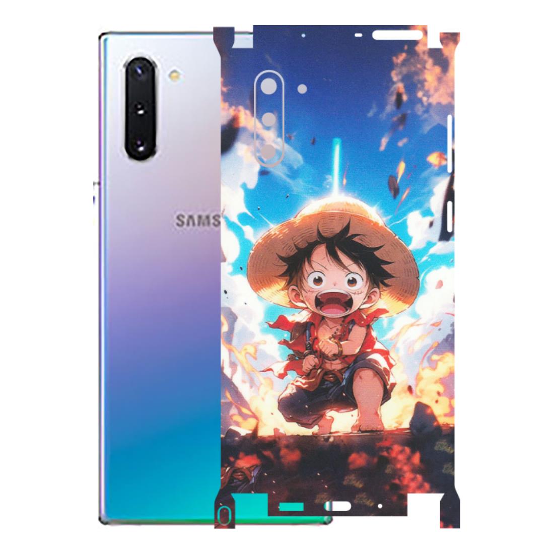 Samsung M/F/Note/Flip and C Phone Skins (All Models) - Toon One Piece Cute Character - Matte Finish (M-35) Samsung Galaxy Note 10