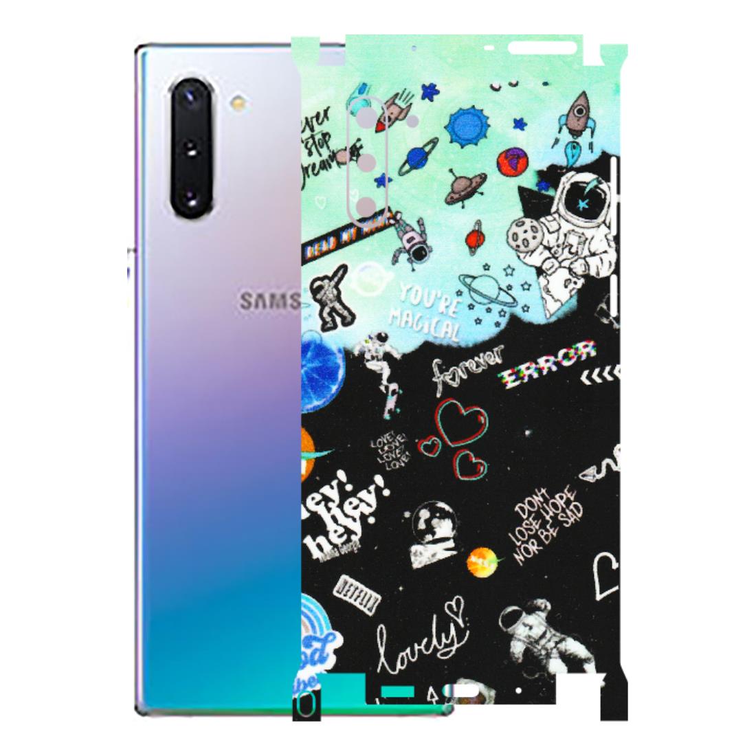 Samsung M/F/Note/Flip and C Phone Skins (All Models) - Living In A Space Dream - Matte Finish (M-46) Samsung Galaxy Note 10