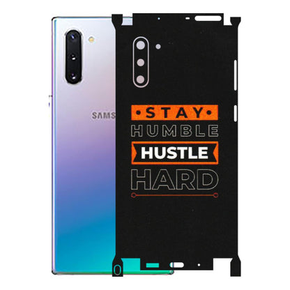 Samsung M/F/Note/Flip and C Phone Skins (All Models) - Stay Humble Stay Hard - Matte Finish (M-48) Samsung Galaxy Note 10