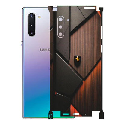 Samsung M/F/Note/Flip and C Phone Skins (All Models) - Lambo Beauty Wood Pattern Sober - Matte Finish (M-51) Samsung Galaxy Note 10
