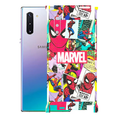 Samsung M/F/Note/Flip and C Phone Skins (All Models) - Marvel Comic Spiderman Grafitti - Matte Finish (M-72) Samsung Galaxy Note 10