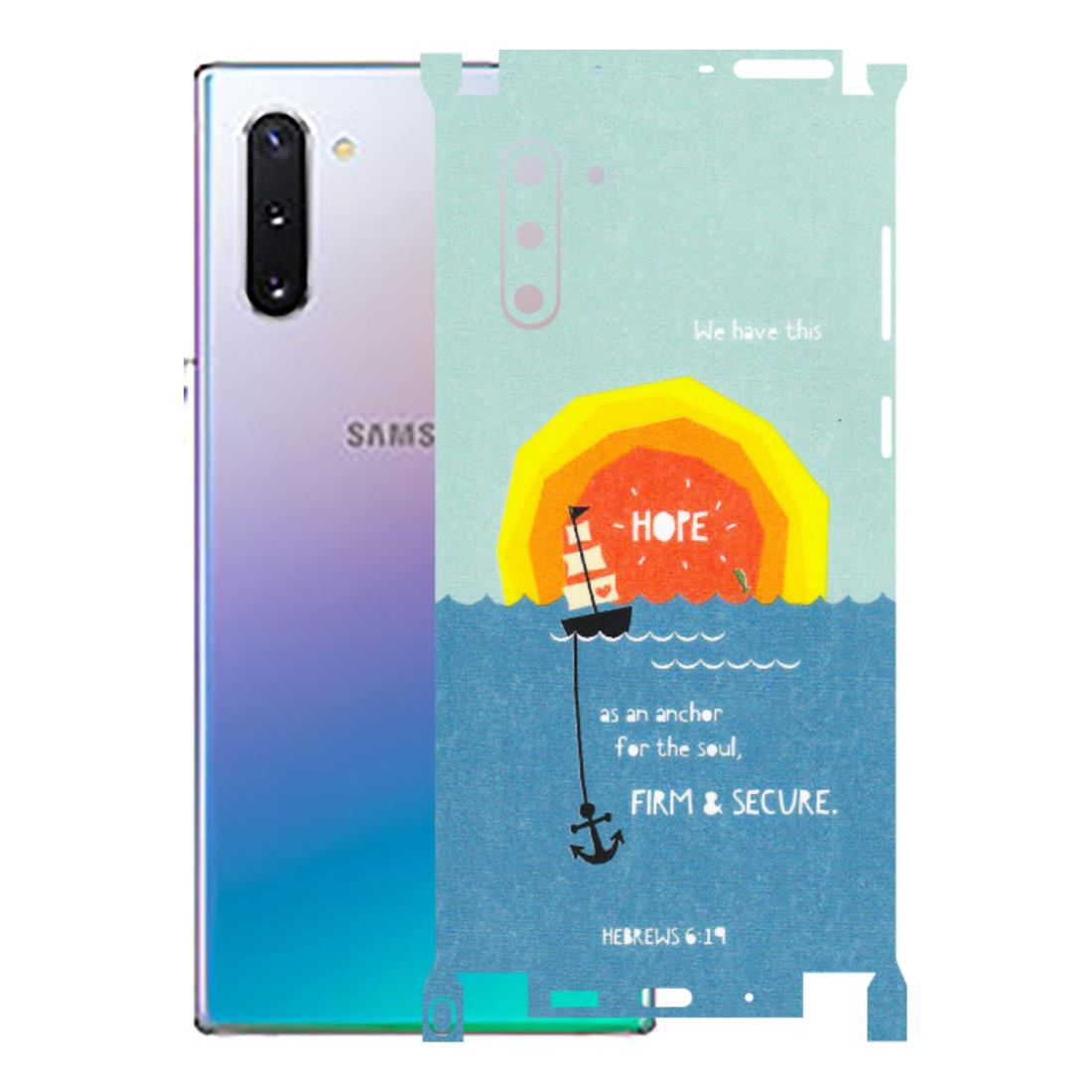 Samsung M/F/Note/Flip and C Phone Skins (All Models) - A Beautiful Sunset of Hope - Matte Finish (M-75) Samsung Galaxy Note 10