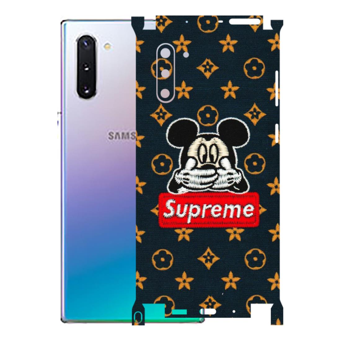 Samsung M/F/Note/Flip and C Phone Skins (All Models) - Mickey Supreme - Matte Finish (M-83) Samsung Galaxy Note 10