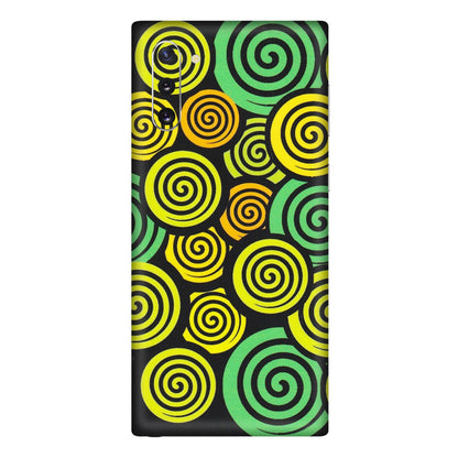 Samsung M/F/Note/Flip and C Phone Skins (All Models) - Crazy Spiral - Matte Finish (M-91) Samsung Galaxy Note 10