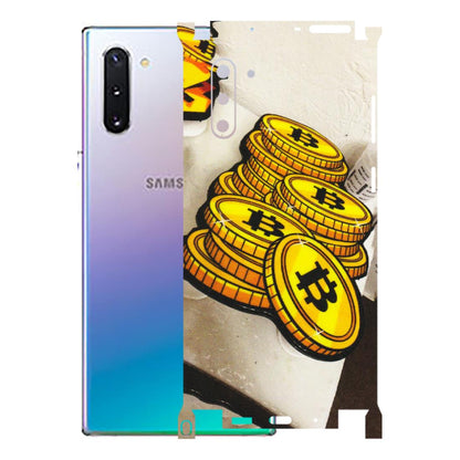 Samsung M/F/Note/Flip and C Phone Skins (All Models) - Billionaire Bitcoin Collection - Matte Finish (M-92) Samsung Galaxy Note 10
